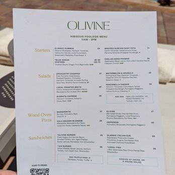 Olivine - Olivine services the Hibiscus pool fare too - Desserts Near Me - Wailea, Hawaii