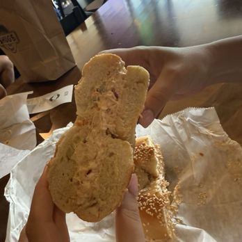 Shug's Bagels - vegetable cream cheese - Bagels Near Me - Dallas, Texas Shug's Bagels - vegetable cream cheese - Bagels Near Me - Dallas, Texas