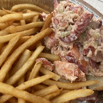 John Scott's Surf Shack - Lobster Roll With Fries - Salad Near Me - Westhampton Beach, New York John Scott's Surf Shack - Lobster Roll With Fries - Salad Near Me - Westhampton Beach, New York