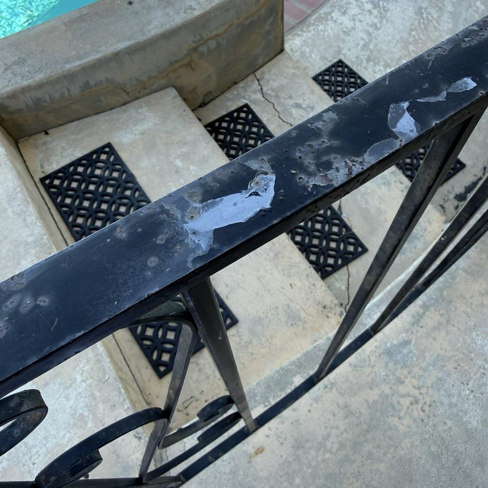 Verwolf Versatility - Rusted railing before - Metal Fabricators Near Me Verwolf Versatility - Rusted railing before - Metal Fabricators Near Me
