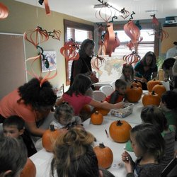 Overland Trail Museum - Pumpkin carving event!