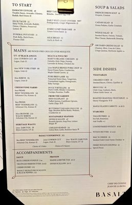 Menu photo 1 Basalt Ivins, UT