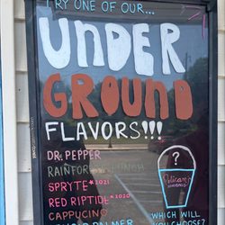 Pelican's SnoBalls - Flavors of the year menu