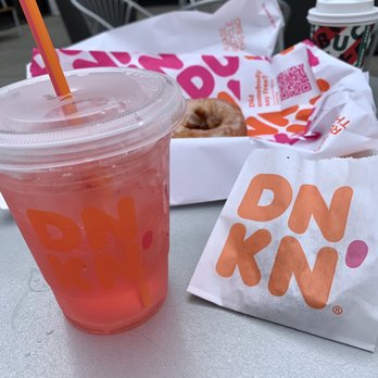 Dunkin' - Strawberry Dragonfruit Dunkin' Refresher - Donuts Near Me - Pasadena, California Dunkin' - Strawberry Dragonfruit Dunkin' Refresher - Donuts Near Me - Pasadena, California