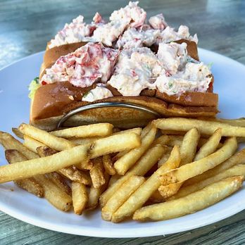 Dry Dock Waterfront Grill - Lobster Rolls w/ Fries - Seafood Near Me - Longboat Key, Florida