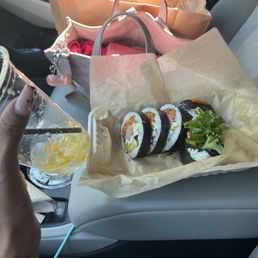 Yuzu Sparkling Water gimbap