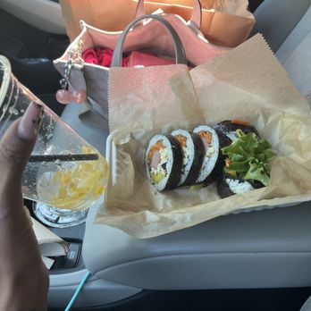 Namu - Yuzu Sparkling Water gimbap - Korean Near Me - Durham, North Carolina
