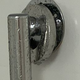 Hardware falling off in shower room 416 Hardware falling off in shower room 416