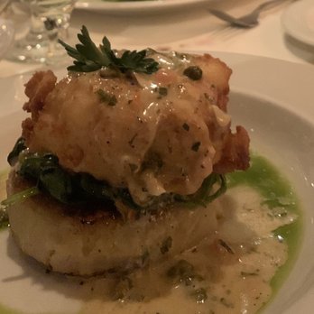 Windows On the Water - Sand Dabs on a crispy potato cake - New American Near Me - Morro Bay, California Windows On the Water - Sand Dabs on a crispy potato cake - New American Near Me - Morro Bay, California