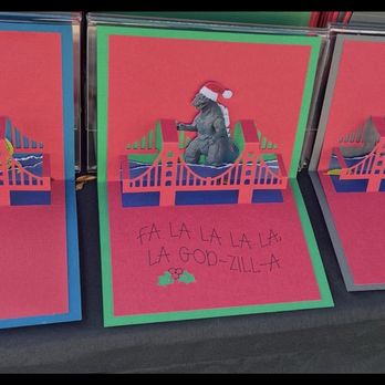 Clement Street Art Fair - The Holiday Card-Zilla is fire - Festivals Near Me - San Francisco, California