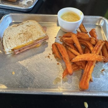 The Depot Restaurant - Grilled Cheese with Maple-Glazed Sweet Potato Fries - Steakhouses Near Me - Douglas, Wyoming The Depot Restaurant - Grilled Cheese with Maple-Glazed Sweet Potato Fries - Steakhouses Near Me - Douglas, Wyoming