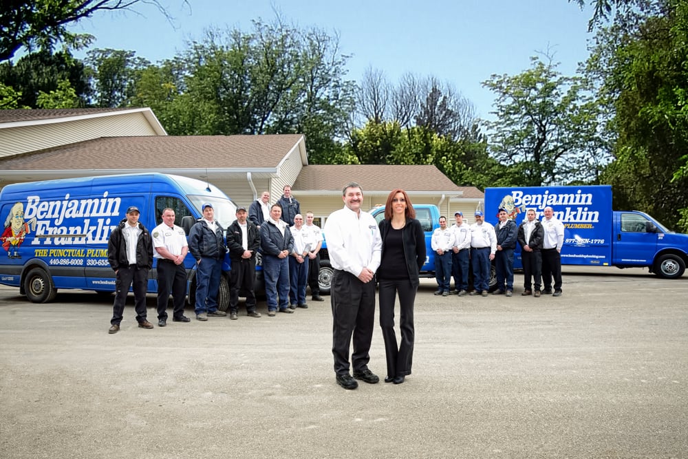 Slide of Benjamin Franklin