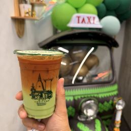 Pandan Thai Milk Tea