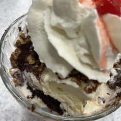 Oberweis Ice Cream and Dairy Store - Chocolate Brownie Sundae.