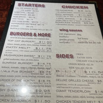 Alley Cat Lounge - Menu - Lounges Near Me - Indianapolis, Indiana