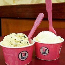 Baskin Robbins - Chocolate chip cookie dough and pineapple coconut