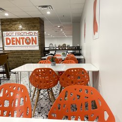 Froth Coffee & Dessert Bar Denton  - Upstairs area
