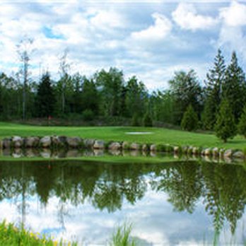 Cedar Ridge Golf Course - a pond with a golf course in the background - Golf Near Me - Mission, British Columbia