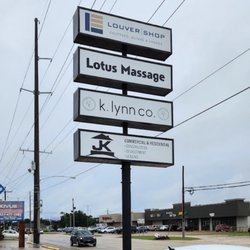 Lotus Massage - Business sign