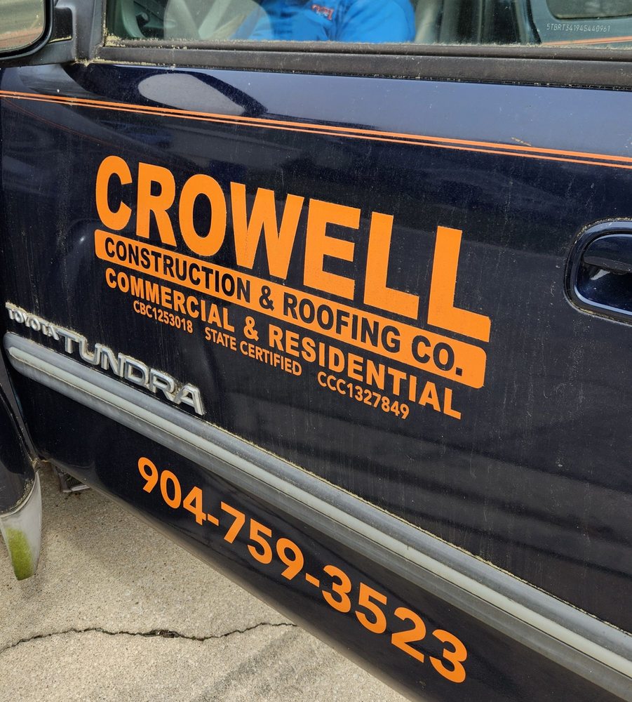 CROWELL CONSTRUCTION COMPANY Updated May 2024 1118 Underhill Dr
