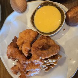 Nanban Karrage: Japanese style fried chicken with the tasty sauce. Nanban Karrage: Japanese style fried chicken with the tasty sauce.