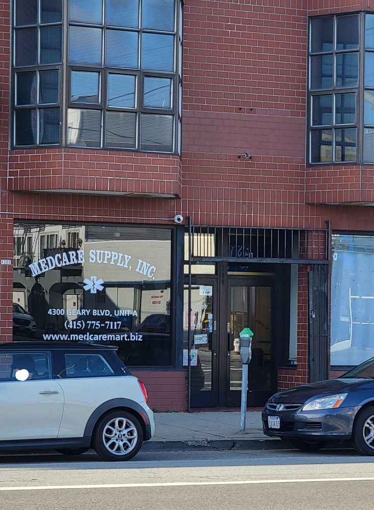 MEDCARE SUPPLY Updated August 2024 4300 Geary Blvd, San Francisco