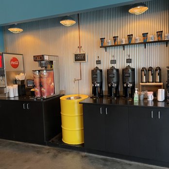 DV8 Kitchen - The fully stocked coffee station - Bakeries Near Me - Lexington, Kentucky
