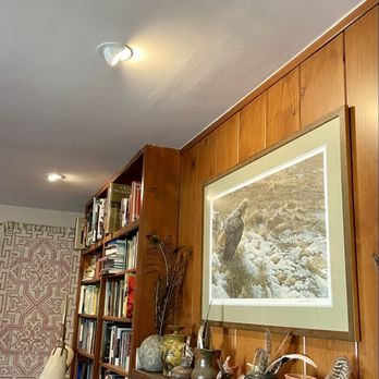 Globecast Electrical Services - Ceiling lights library wall - Electricians Near Me
