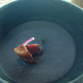 Sierra Mar - Black bean soup - New American Near Me - Big Sur, California Sierra Mar - Black bean soup - New American Near Me - Big Sur, California