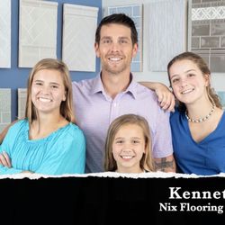 Nix Flooring & Design - Kenneth Nix of Nix Flooring & Design including his 3 daughters Chandler, Rachel & Sami