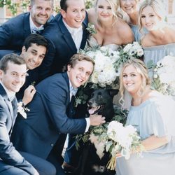 A Zen Event - Weddings With Joy - Sweet puppy and wedding party, Beaufort Inn