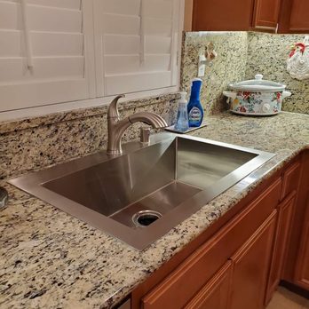 MJ Granite - Brand new overmount stainless steel sink!!! - Countertop Installation Near Me - Perris, California MJ Granite - Brand new overmount stainless steel sink!!! - Countertop Installation Near Me - Perris, California