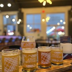 Angry Scotsman Brewing - IPA flight and radler