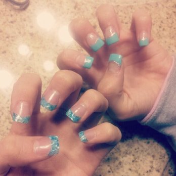 Nail Boutique - Both done here, Right hand mine - Nail Salons Near Me - Soldotna, Alaska Nail Boutique - Both done here, Right hand mine - Nail Salons Near Me - Soldotna, Alaska