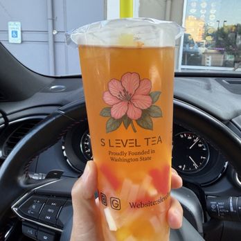 S Level Tea - Amber Delight Tea with Crystal Boba - Sandwiches Near Me - Kent, Washington S Level Tea - Amber Delight Tea with Crystal Boba - Sandwiches Near Me - Kent, Washington