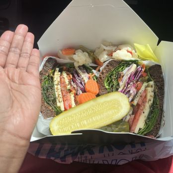 2nd Healthy Eatery - The veggie , this sandwich was huge !!!!!!! Bigger than my hand !!!! - Delis Near Me - Bellflower, California 2nd Healthy Eatery - The veggie , this sandwich was huge !!!!!!! Bigger than my hand !!!! - Delis Near Me - Bellflower, California