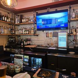 Roma’s Italian Bistro - Sitting at the bar.