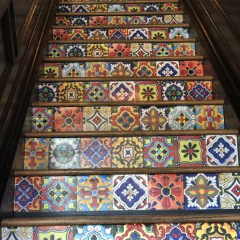 Chula Taberna Mexicana - Colourful Stairs - Mexican Near Me - Toronto, Ontario