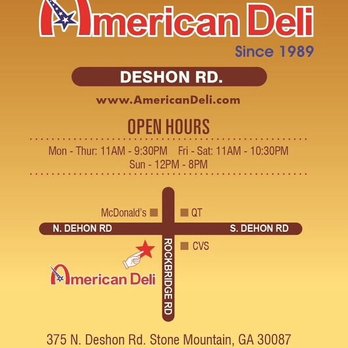 American Deli - Store Info - Chicken Wings Near Me - Stone Mountain, Georgia