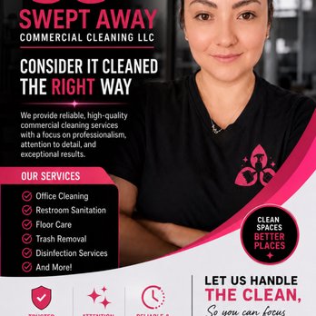 Swept Away Commercial Cleaning - Call us today! - Office Cleaning Near Me Swept Away Commercial Cleaning - Call us today! - Office Cleaning Near Me
