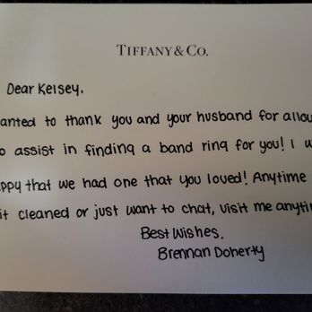 Tiffany & Co - Sweet surprise of a card - Jewelry Near Me - Fort Worth, Texas Tiffany & Co - Sweet surprise of a card - Jewelry Near Me - Fort Worth, Texas