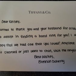 Tiffany & Co - Sweet surprise of a card