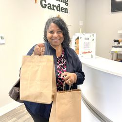 Healing In The Garden - Atlanta City Council woman Andrea Boone daughter of the late civil rights leader Rev. Joseph E. Boone shopping at Healing In The Garden
