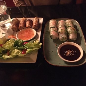 Le Colonial - Crispy pork and shrimp roll and chilled shrimp spring roll, two of my favorites at this place. - Vietnamese Near Me - Chicago, Illinois Le Colonial - Crispy pork and shrimp roll and chilled shrimp spring roll, two of my favorites at this place. - Vietnamese Near Me - Chicago, Illinois