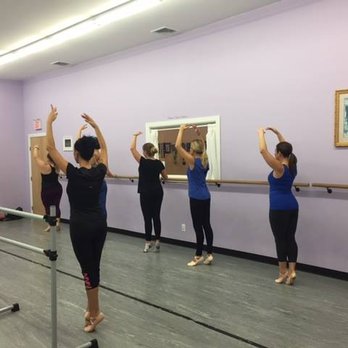 Positions Dance Studio - Working hard in Adult Ballet on Monday nights at 7:50pm - Performing Arts Near Me - Babylon, New York