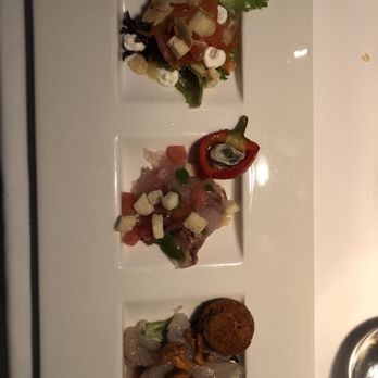 La Terrazza - Appetizer tasting number 1 - raw fish - Italian Near Me - Torbole, Tennessee