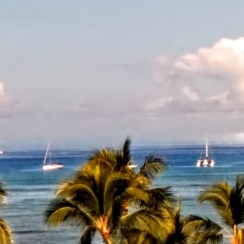 Halekulani Hotel - View from our lanai, Room 636. - Hotels Near Me - Honolulu, Hawaii
