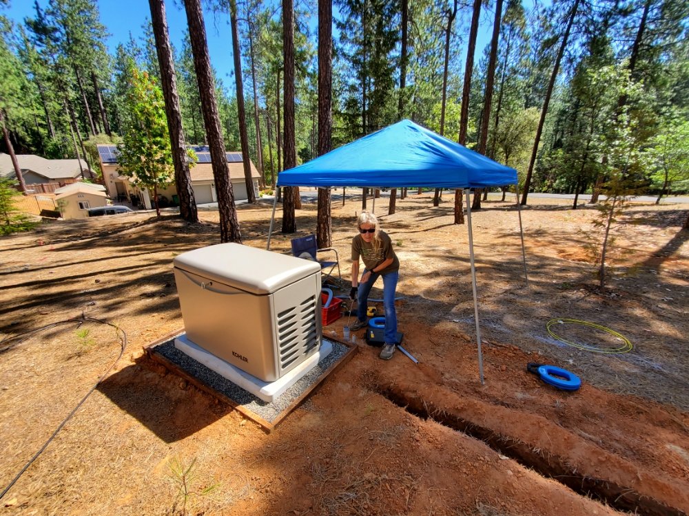 Slide of Thompson Family Generator Service