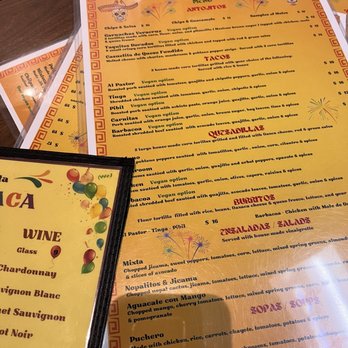 Fiesta Oaxaca - Their menu as of May 16th, 2024 - Mexican Near Me - Santa Fe, New Mexico