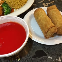 China King - Egg Roll came with Combination Platters order